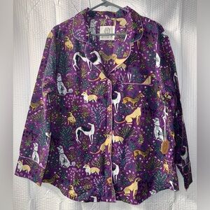 New Printfresh Must Love Dogs Long Sleeve PJ Top Size L